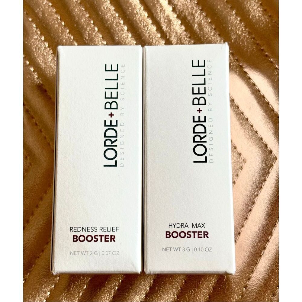 LORDE + BELLE - NWTIB Set of 2 Serum Boosters: Redness Relief AND Hydra Max